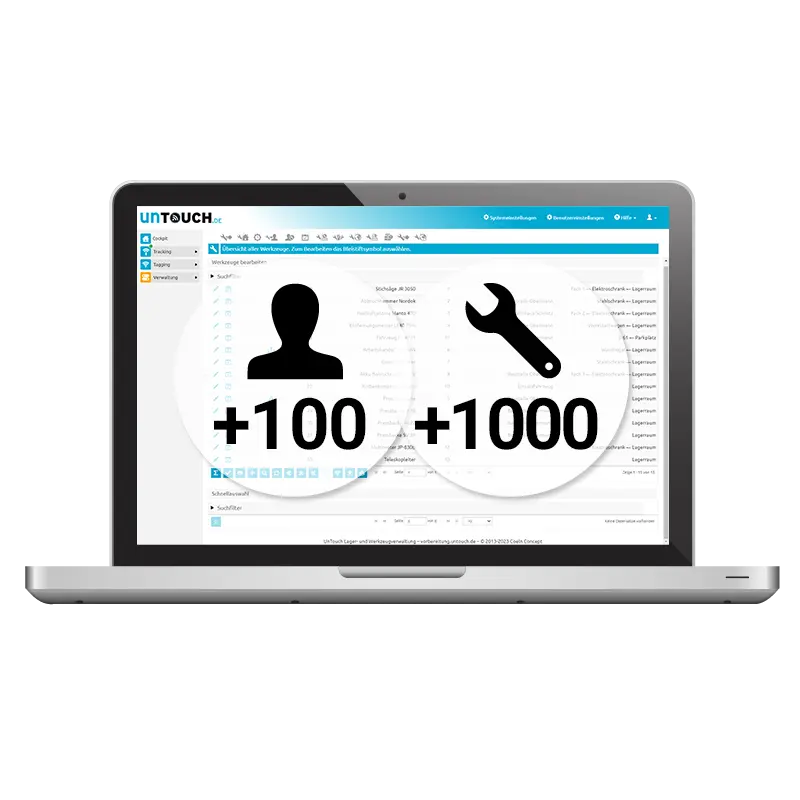  UnTouch Web quantity extension license (Please select...)